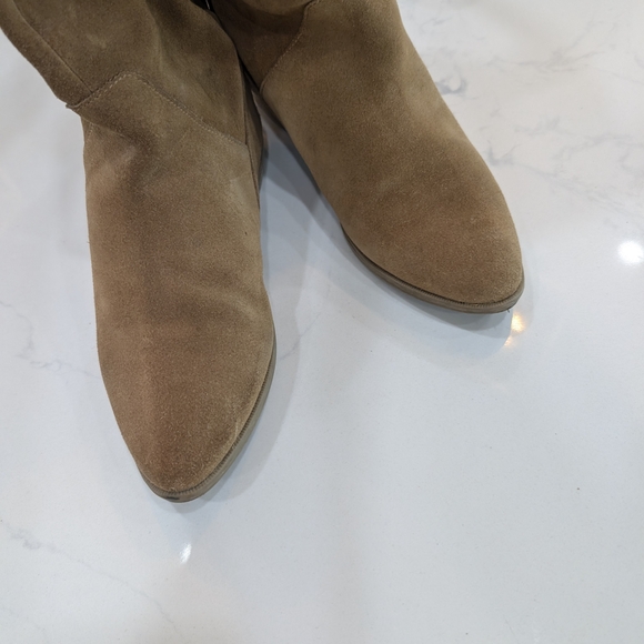 Aldo Tan Fringe Suede Knee-High Boots - Picture 5 of 7